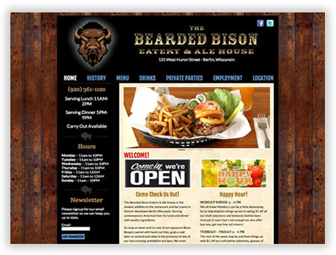 Bearded Bison Custom WordPress Theme in Chicago